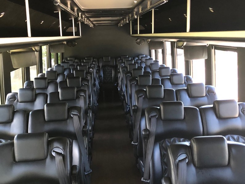 50+ passenger bus interior